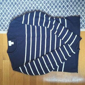 Caslon Striped Rollneck Sweater - S